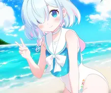 블루아카)적당히 꼴리는 수영복 캐릭터.manga