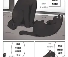 새끼 고양이 2마리 manhwa