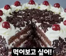 이 케이크 이름 이제 알았다