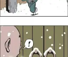 가난한 신문배달 소년이 우유를 훔치려는 만화.manhwa
