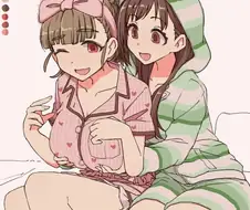 @) 카미야 나오의 사과 무게 확인하는 아카리