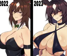 후방)어느 작가의 그림체 변화