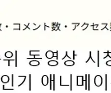 담배고양이 니코동 순위
