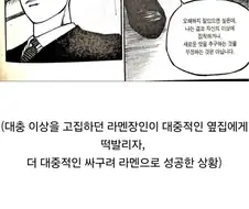 순수한 장인을 타락시키는 라면 대머리
