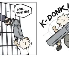 밖은 위험하단다 이걸 들고 가렴!.jpg