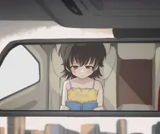 @) 자동차 뒷좌석 미리아