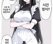메이드가 실망하는 만화