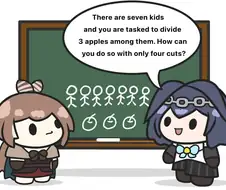 버튜버) 무메이식 사과 나누기