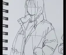 플러스펜으로 크로키하먼 잘그리는것처럼보임
