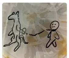 배민 배달시키면 사장님이 자꾸 그림 그려주심