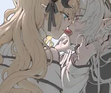 (스압주의_) 백합 키스.manga
