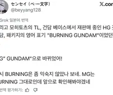 일본서도 민감한 그 건프라