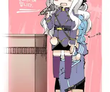 블루아카) 히나 엉덩이에 코박죽하는 아코