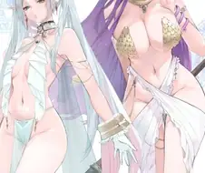 프리렌) 노출 하나 없이 야한 무희 페른과 엘프누나