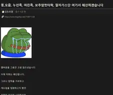 개드립 엿됐네....