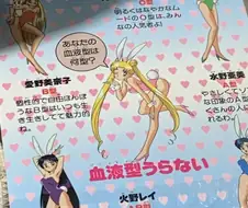 세일러문 누나들의 바니걸 복장