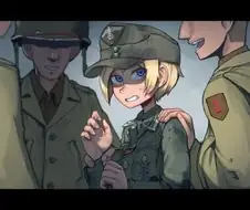 항복한 나치 여장교를 잡아서 강제로