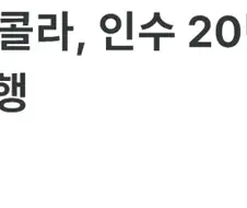 국내 독점+글로벌 브랜드+설탕물 장사인데 영업손실을 본 회사