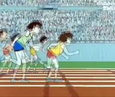 전력 질주해서 1등을 했던 하니