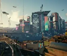 2070년대 디스토피아 세계를 다룬 게임