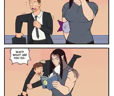 와이프가 지각한 남편 태워주는.manhwa